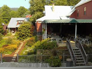 Garden and Patio From Porch