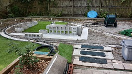 Backyard Railroad Initial Downtown Marketplace Facing