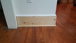 Kitchen Counters Roughing In The Baseboards