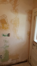 The First Coat Completed And Set Overnight