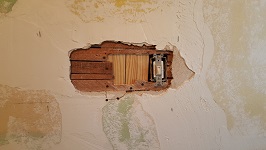 Ready For A Chunk Of Drywall And The First Coat