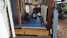Side Porch Rotted Header And Flooring Replaced